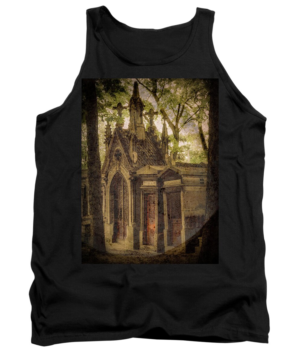 France Tank Top featuring the photograph Paris, France - Spirits - Pere-Lachaise by Mark Forte