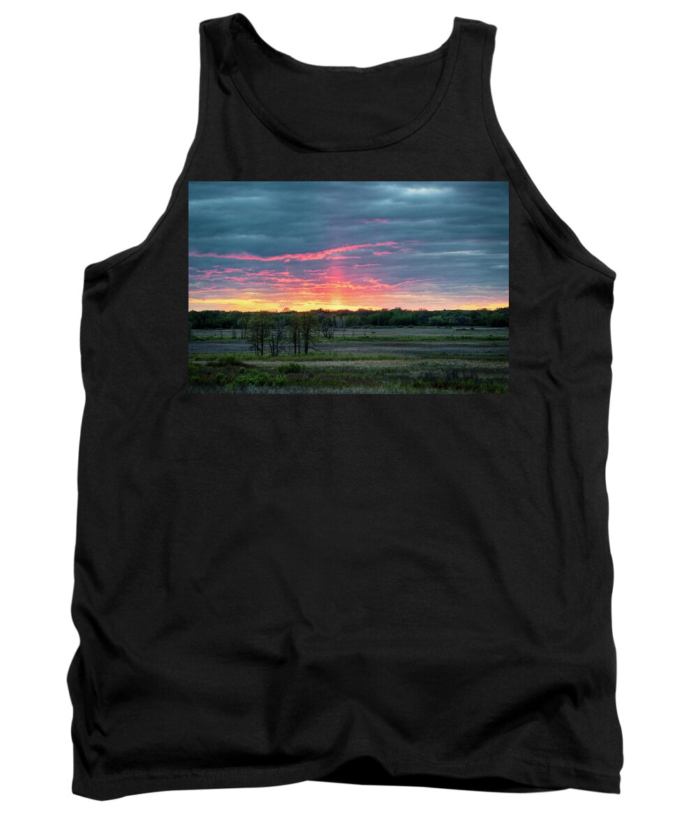  Tank Top featuring the photograph Spring Sunset by Dan Hefle