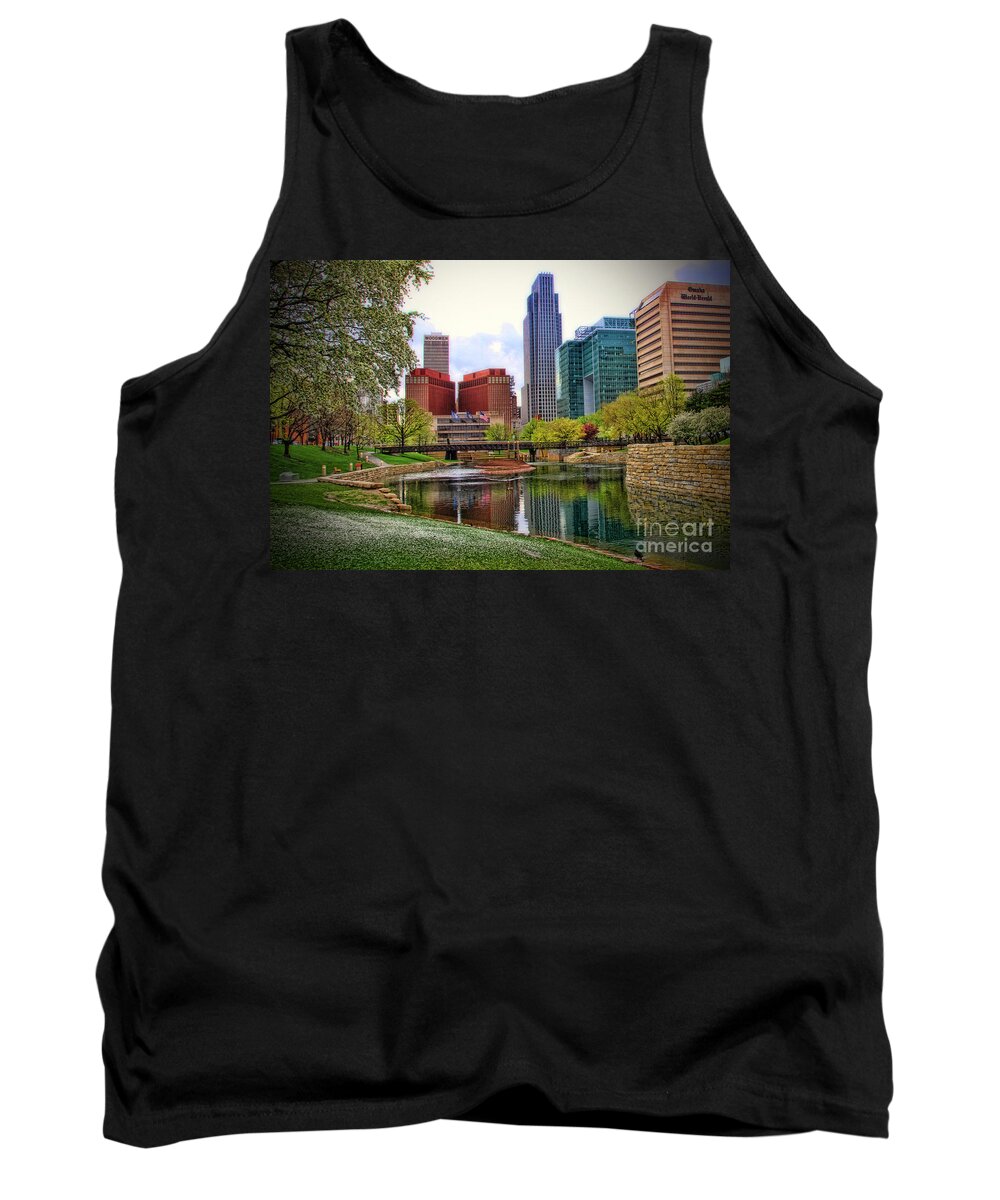 Springtime Tank Top featuring the photograph Springtime in Omaha by Elizabeth Winter