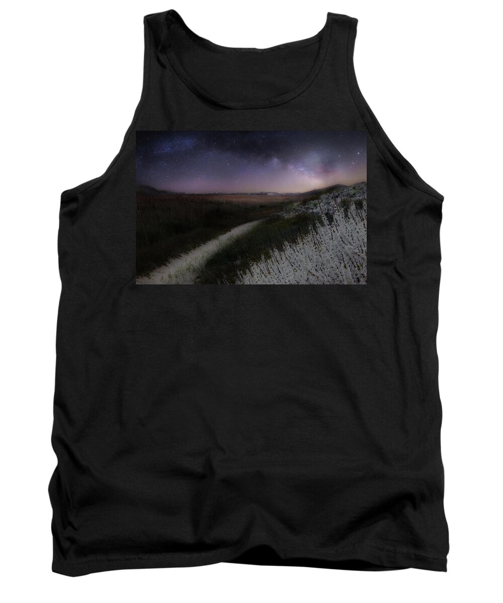 Cape Cod Tank Top featuring the photograph Star Flowers by Bill Wakeley
