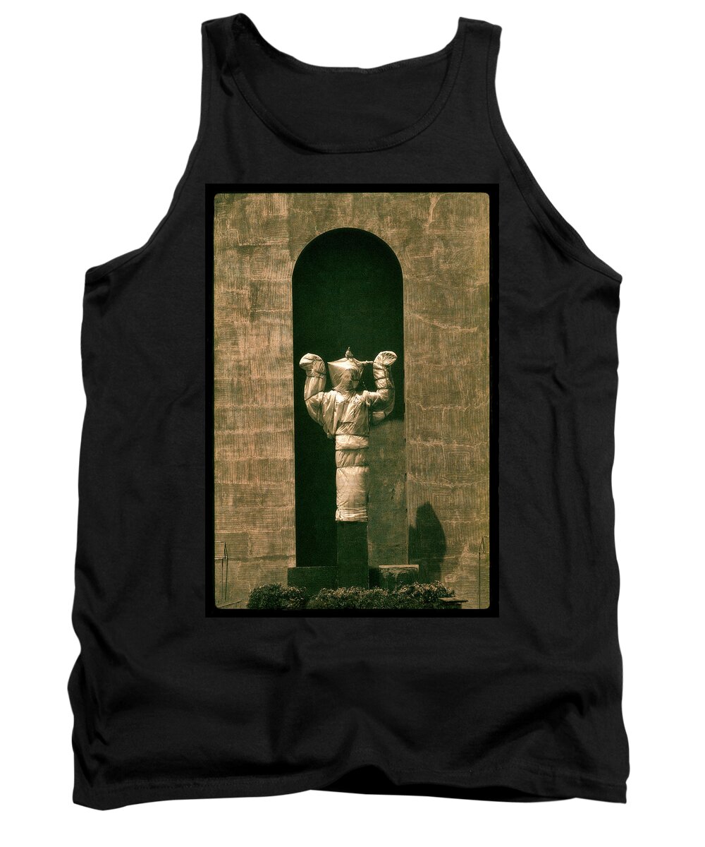 Art Deco Statue Tank Top featuring the photograph Statues Individual #1 by David Chasey