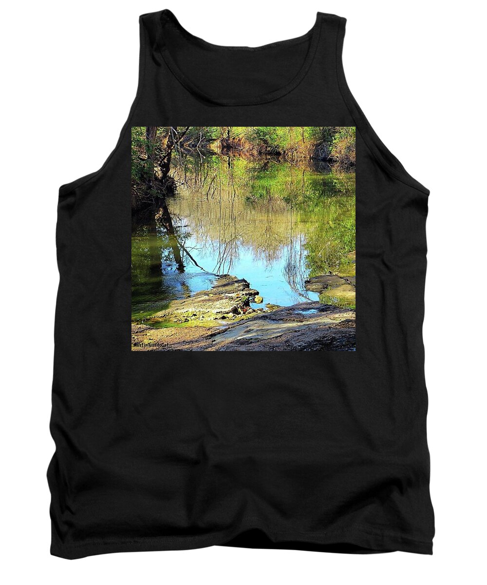 Beautiful Tank Top featuring the photograph Such A #beautiful #january Day To by Austin Tuxedo Cat