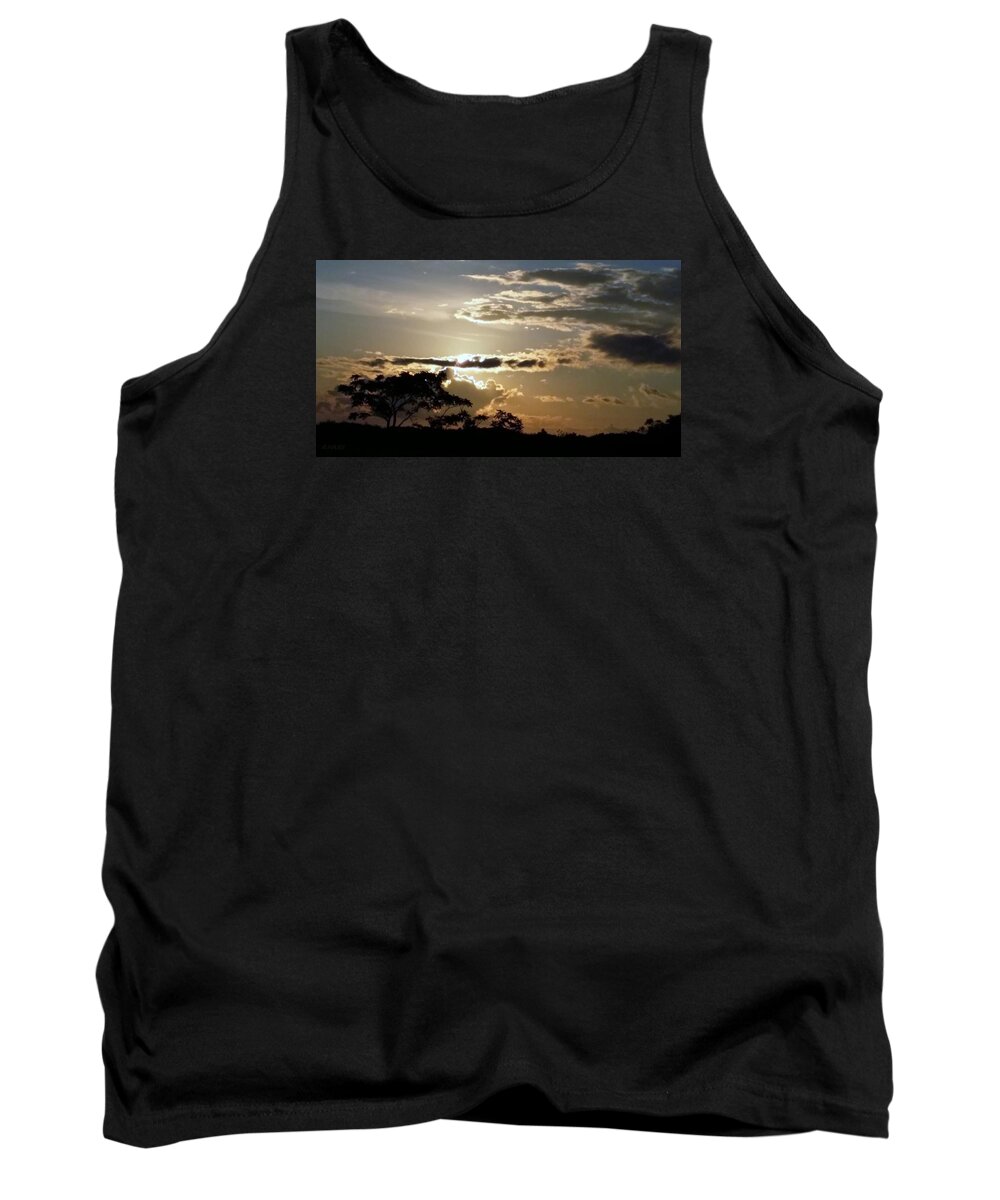 Sunrise Tank Top featuring the photograph Sunrise Over Fort Salonga3 by Rob Hans