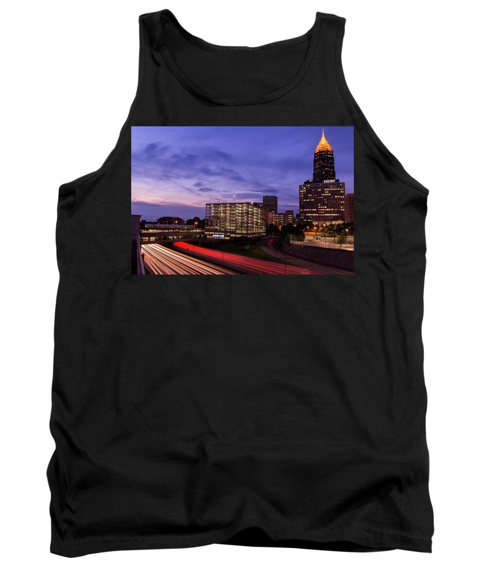 Atlanta Tank Top featuring the photograph Sunset Rush by Kenny Thomas