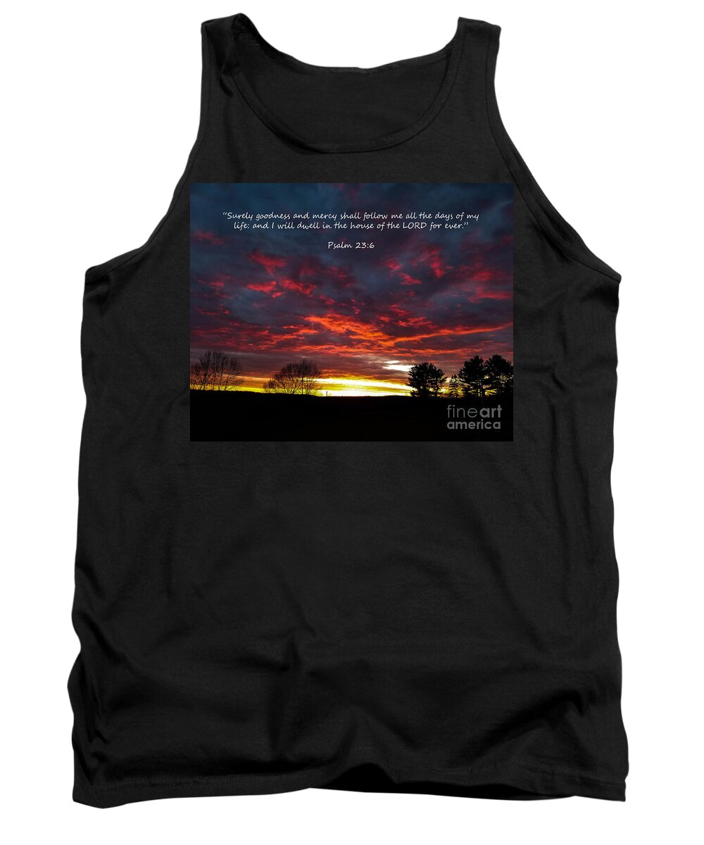 Diane Berry Tank Top featuring the photograph Surely Goodness by Diane E Berry