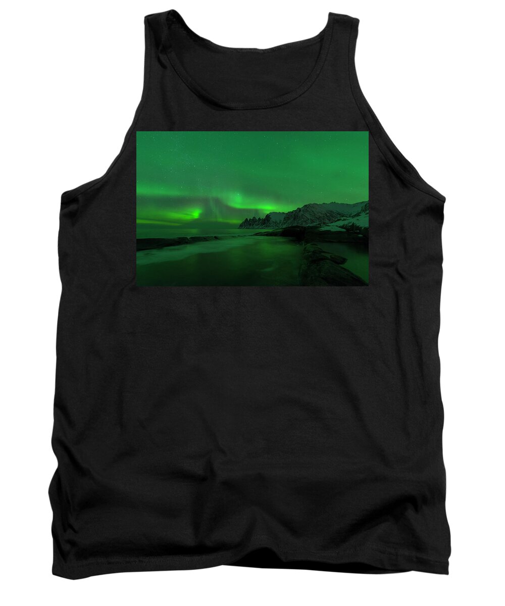 Swirl Tank Top featuring the photograph Swirling Skies and Seas by Alex Lapidus