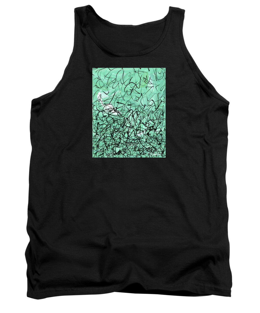 Flight Tank Top featuring the painting Taking Flight by Diane Thornton