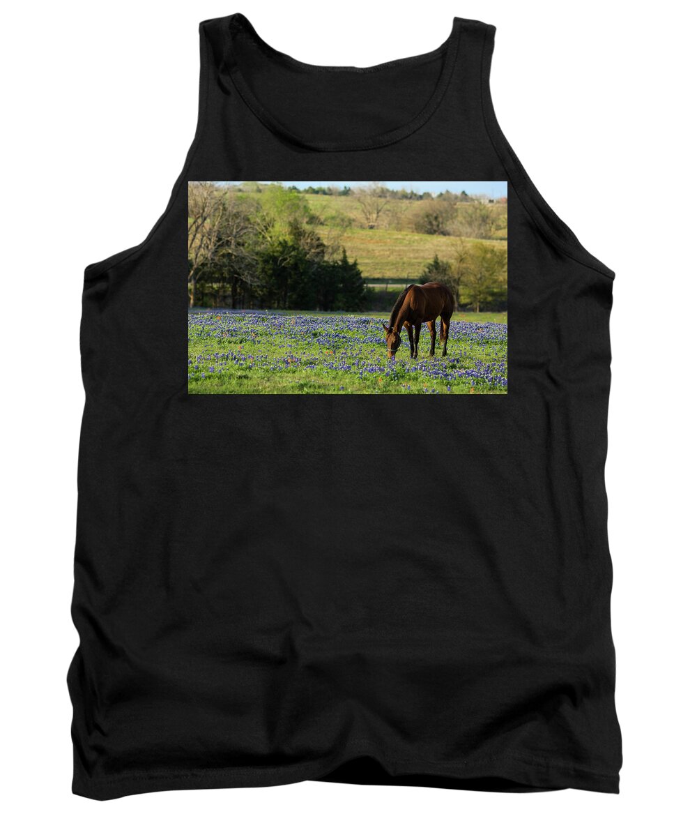 Brenham Tank Top featuring the photograph Texas Spring by Gerard Harrison