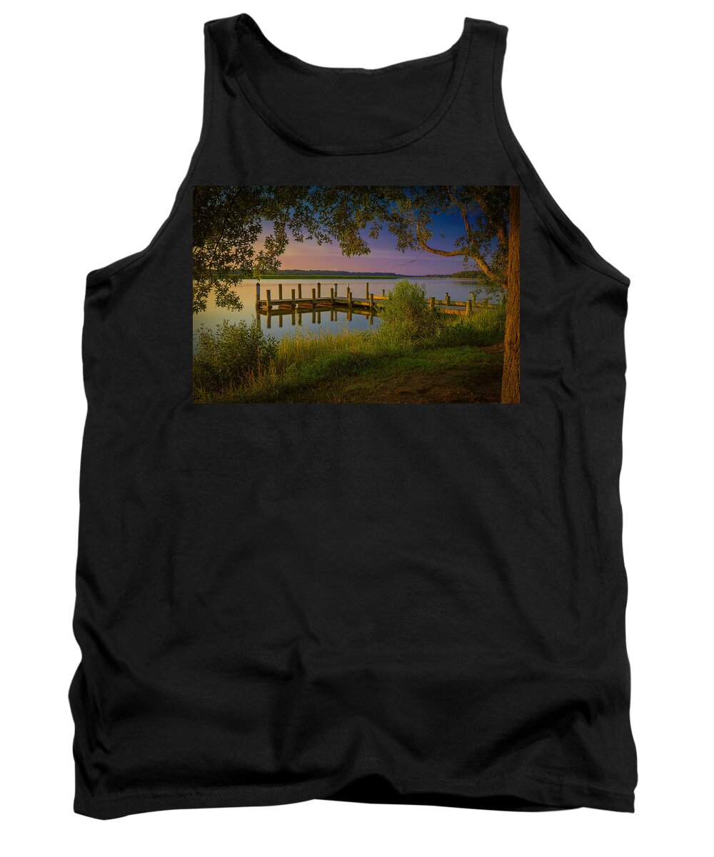 Photograph Tank Top featuring the photograph The Beautiful Patuxent by Cindy Lark Hartman
