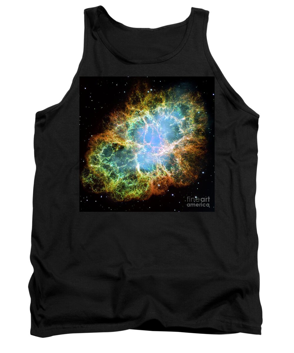 Crab Tank Top featuring the photograph The Crab Nebula by Nicholas Burningham