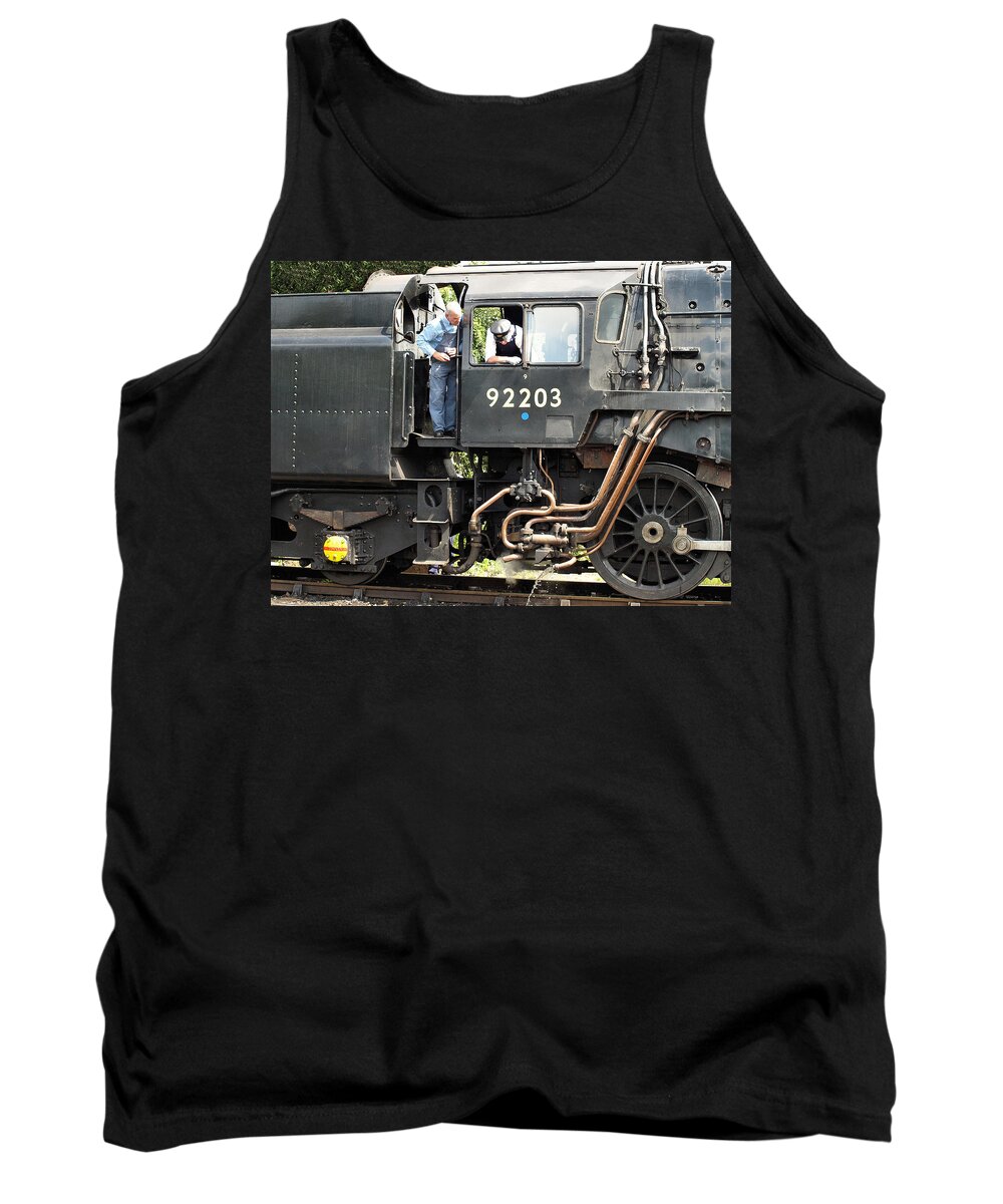 Steam Tank Top featuring the photograph The Crew by Richard Denyer