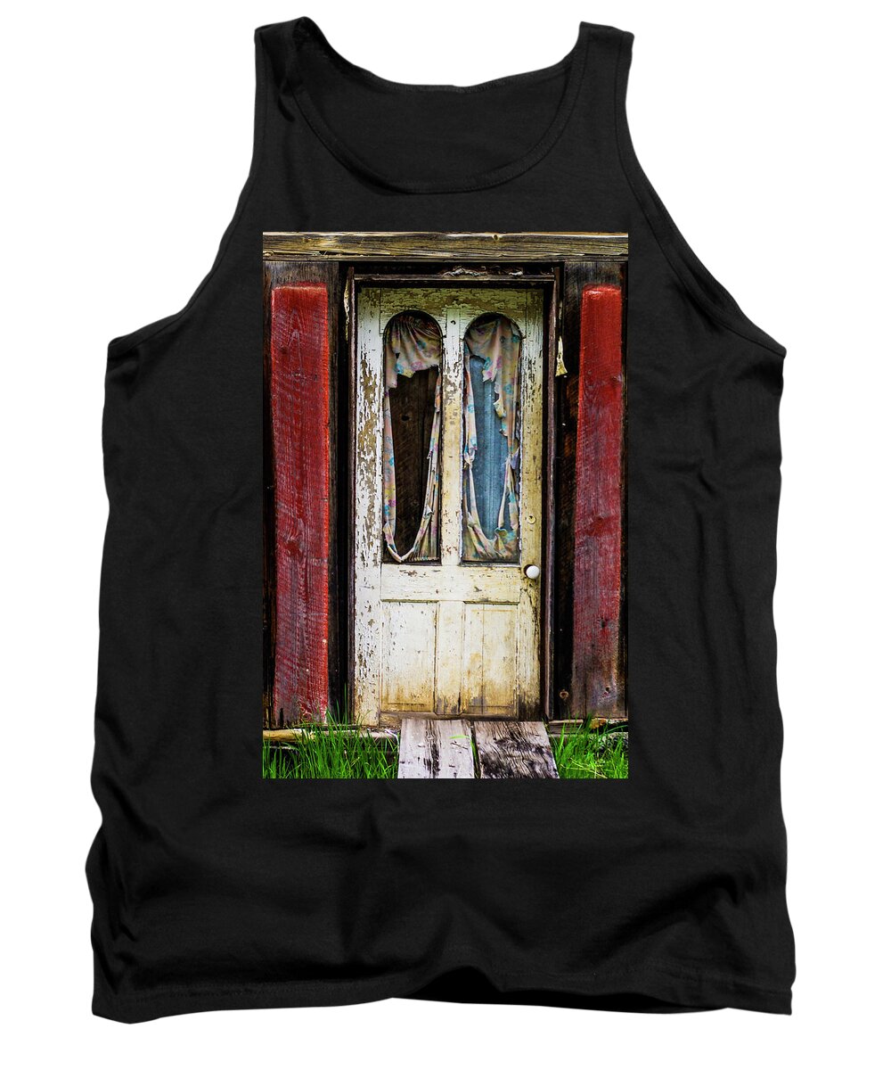 Door Tank Top featuring the digital art The Entrance by Dale Stillman