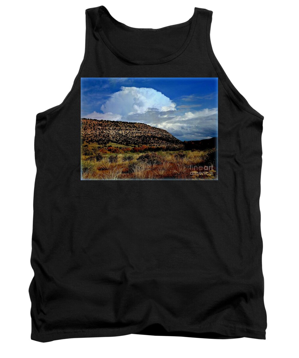 The Hand Of God Tank Top featuring the digital art The Hand of God by Annie Gibbons