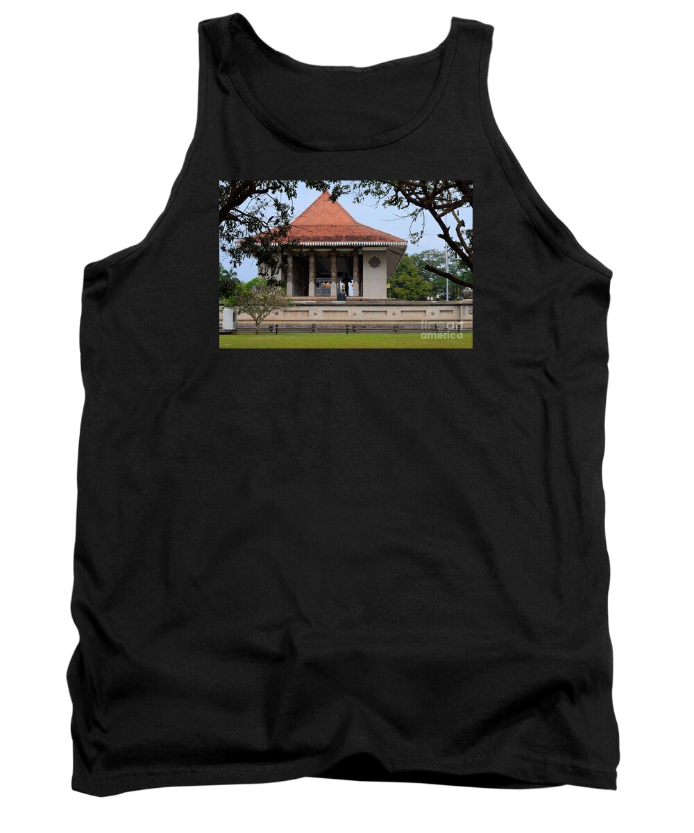 Colombo Tank Top featuring the photograph The Independence Memorial Monument in Cinnamon Gardens Colombo Sri Lanka by Imran Ahmed