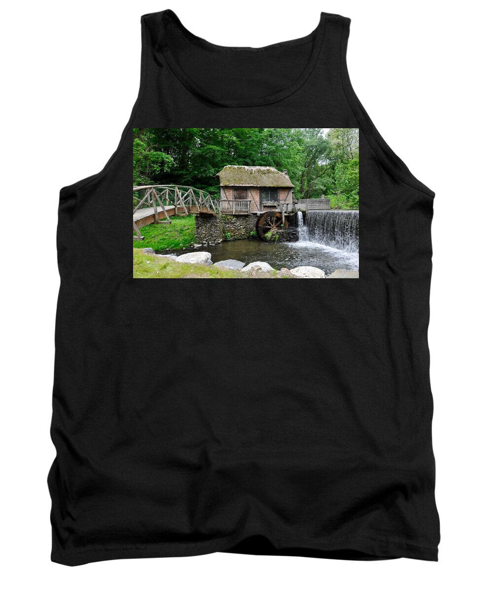#gomez Mill House Tank Top featuring the photograph The Mill At Gomez Mill House by Cornelia DeDona