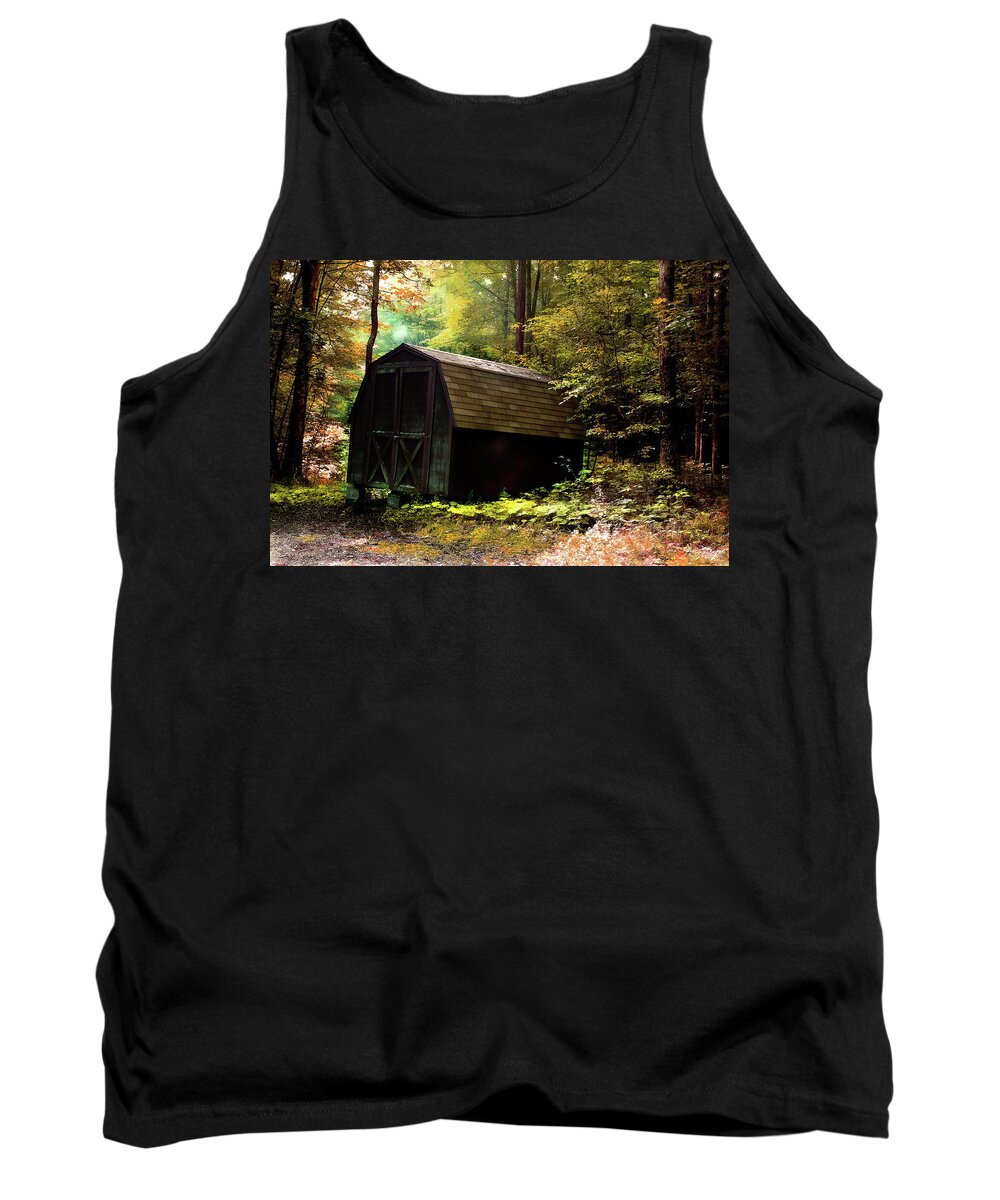 Photograph Tank Top featuring the photograph The Shed by Reynaldo Williams