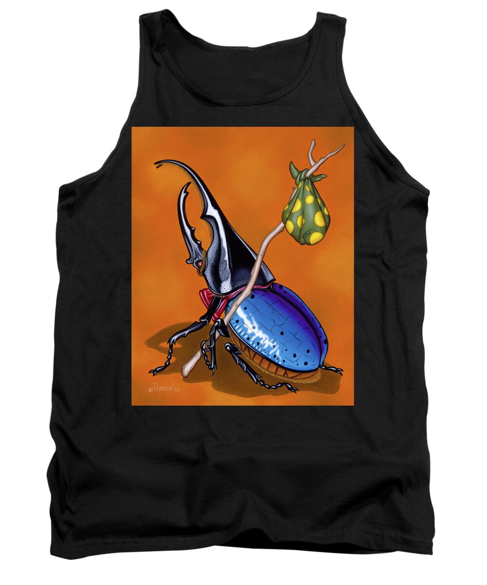 Insect Tank Top featuring the painting The Traveler by Paxton Mobley