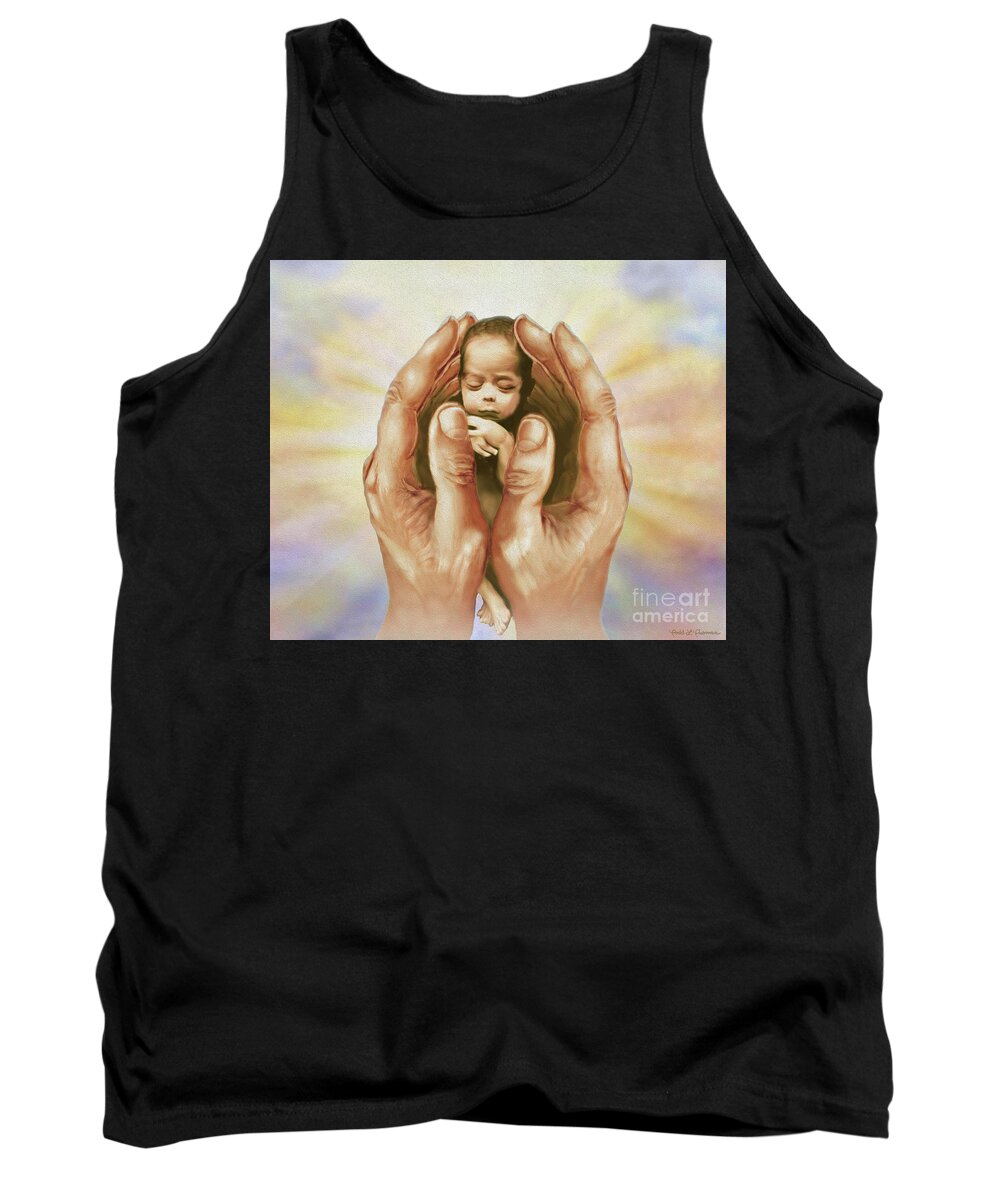 Faith Tank Top featuring the painting The Womb by Todd L Thomas