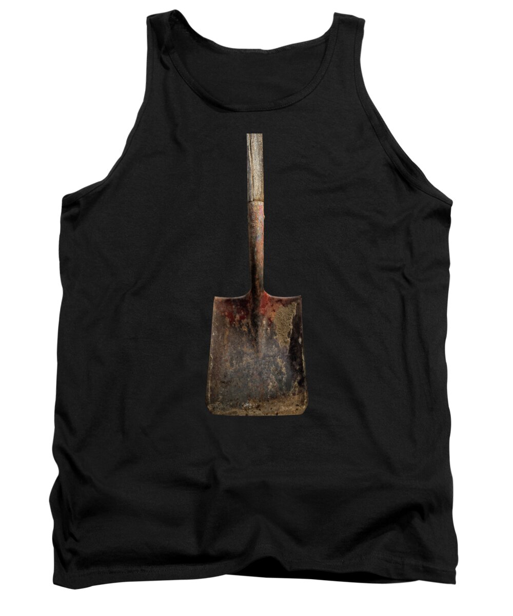 Antique Tank Top featuring the photograph Tools On Wood 4 on BW by YoPedro