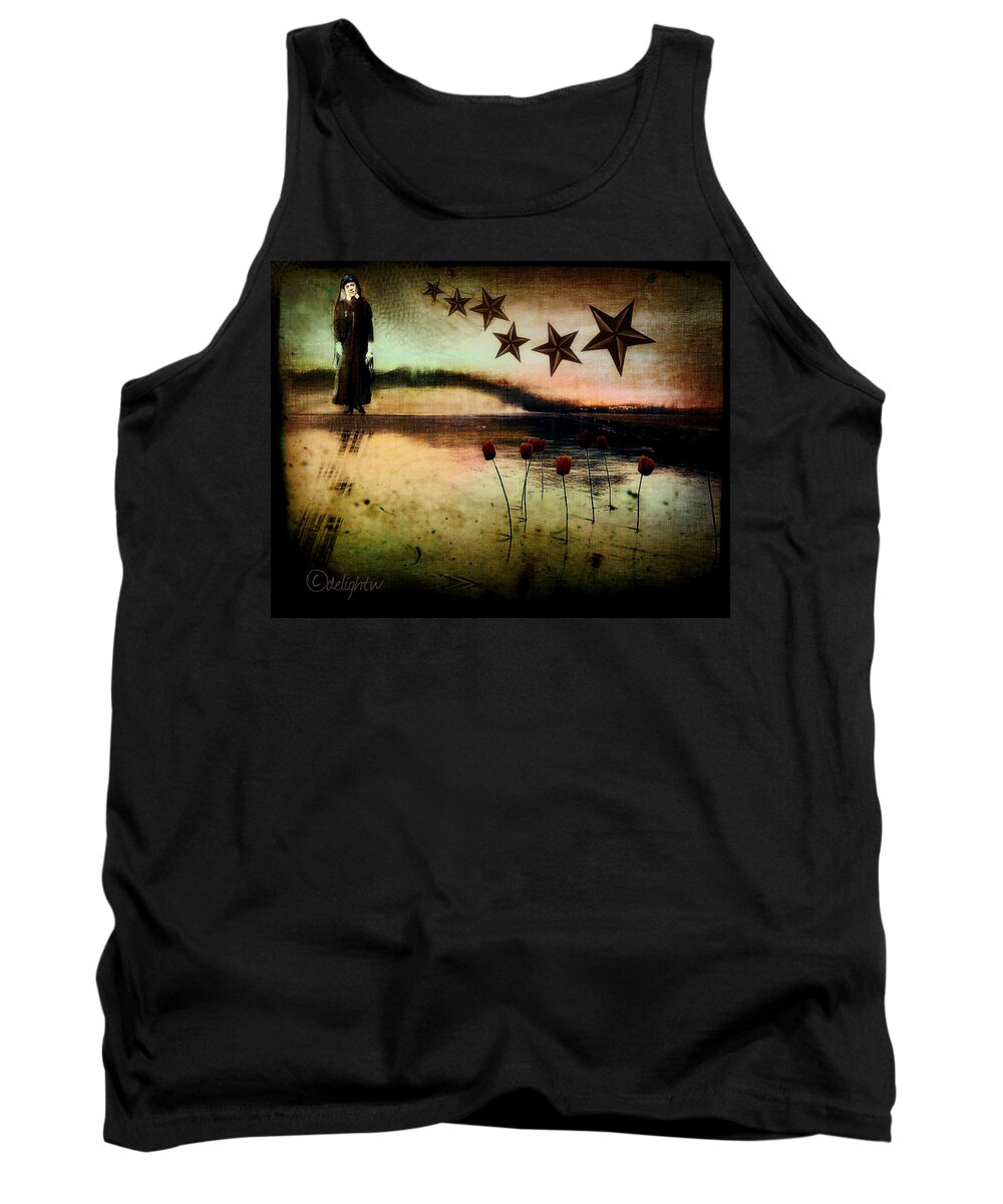 Woman Tank Top featuring the digital art Twilight by Delight Worthyn