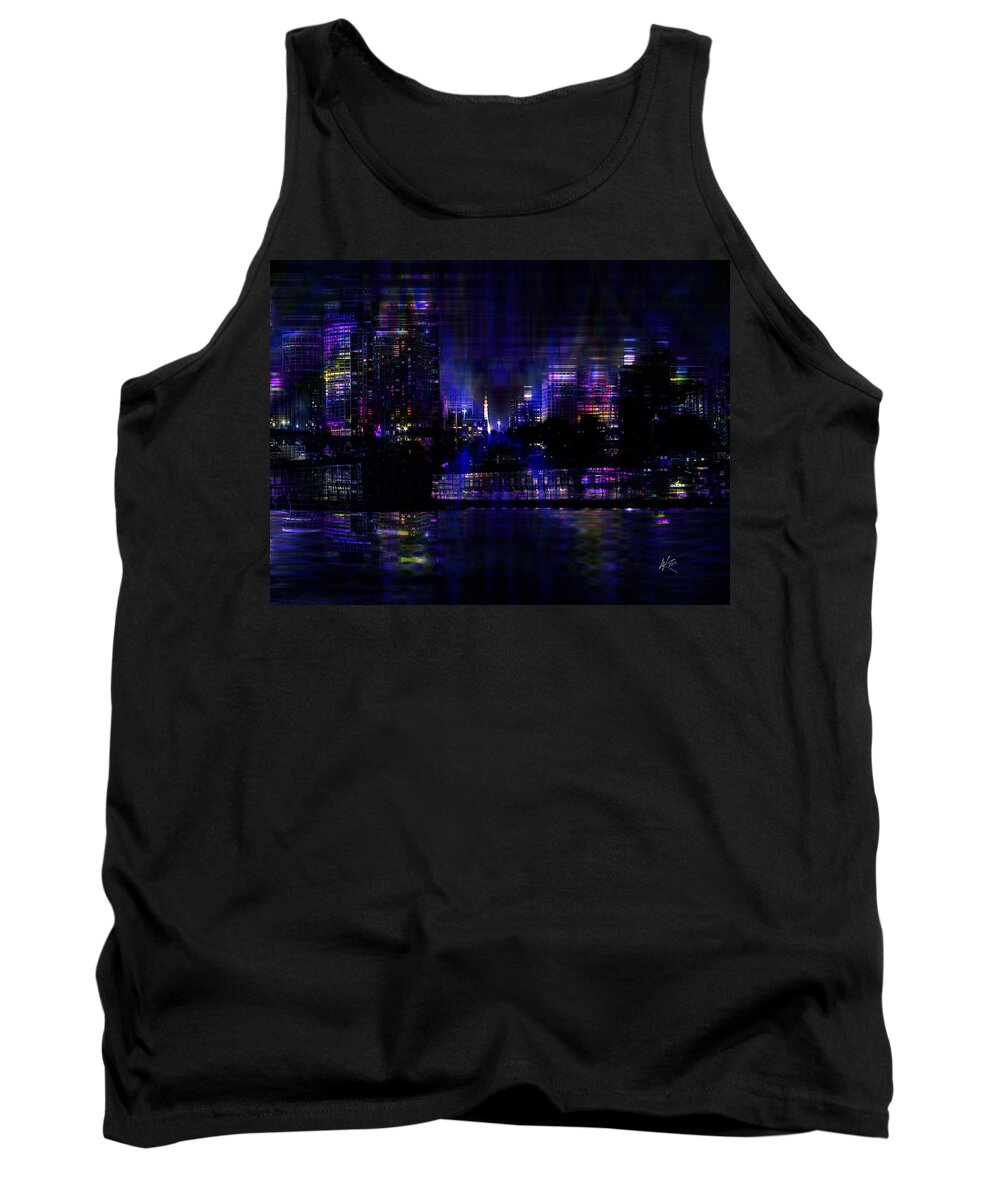 Twilight Time Tank Top featuring the digital art Twilight Time by Kiki Art