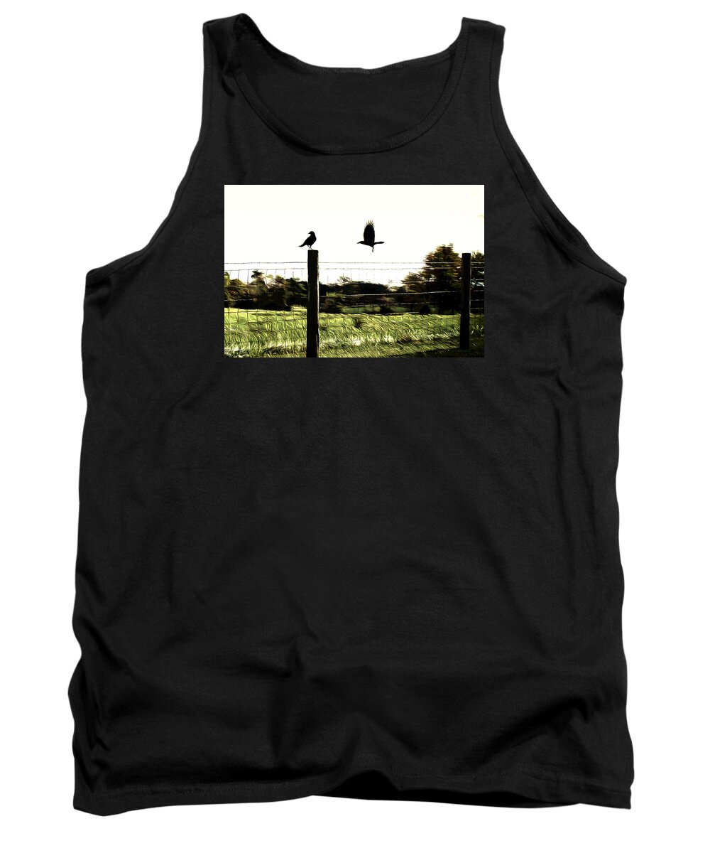 Bird Tank Top featuring the photograph Two Birds by Carlee Ojeda
