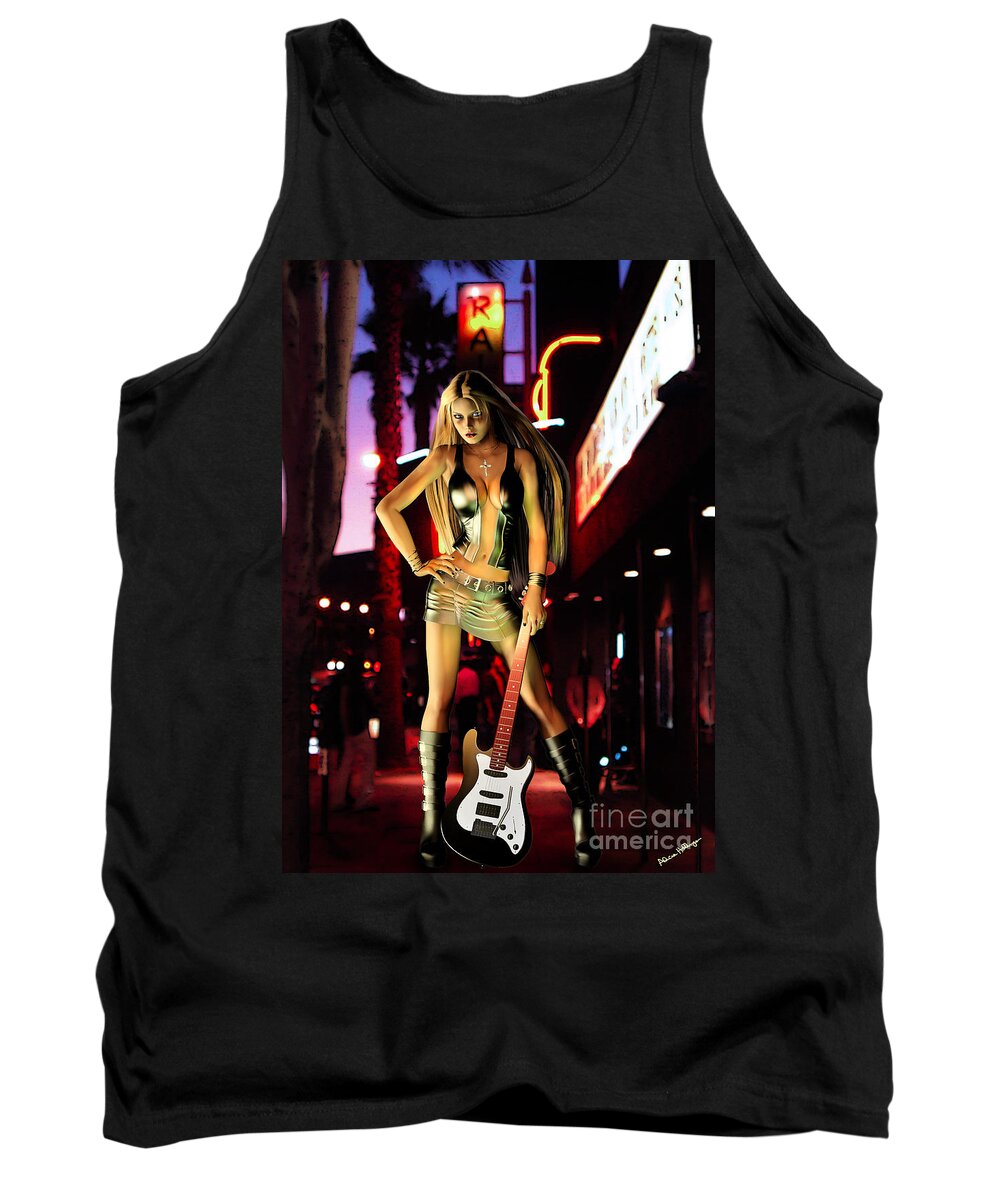 Pin-up Tank Top featuring the mixed media Under The Rainbow by Alicia Hollinger