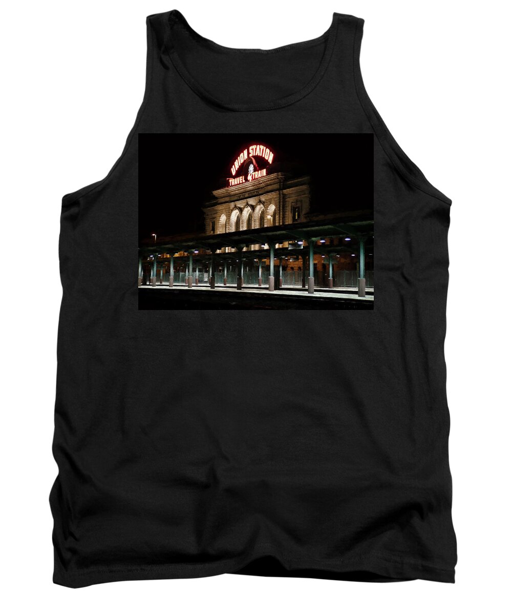 Union Station Tank Top featuring the photograph Union Station Denver Colorado by Ken Smith