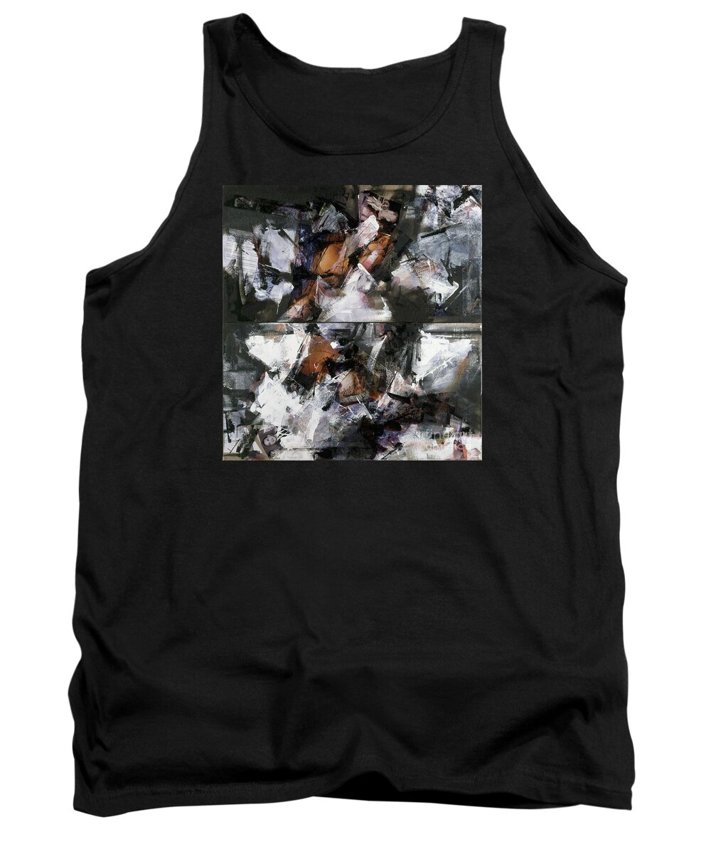 Panels Tank Top featuring the painting Untitled III by Ritchard Rodriguez
