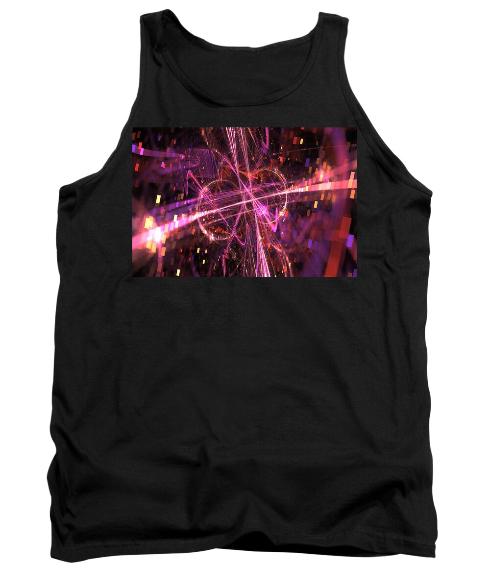 Art Tank Top featuring the digital art Unwind Yourself by Jeff Iverson