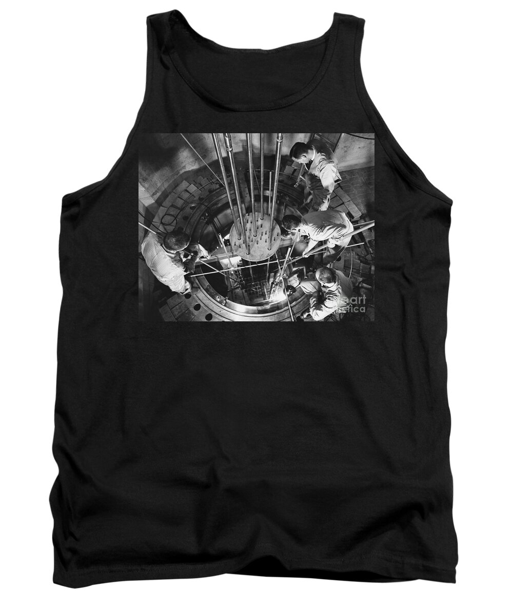 Nuclear Tank Top featuring the photograph Vallecitos Nuclear Center, C. 1960 by News Bureau, General Electric Company