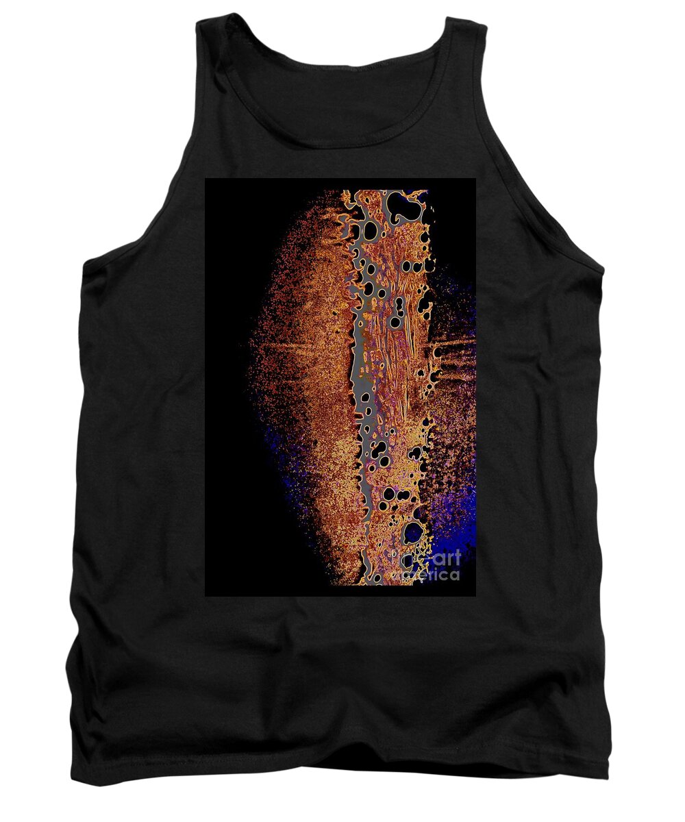 Abstract Tank Top featuring the photograph Vertical Abstract by Diane montana Jansson