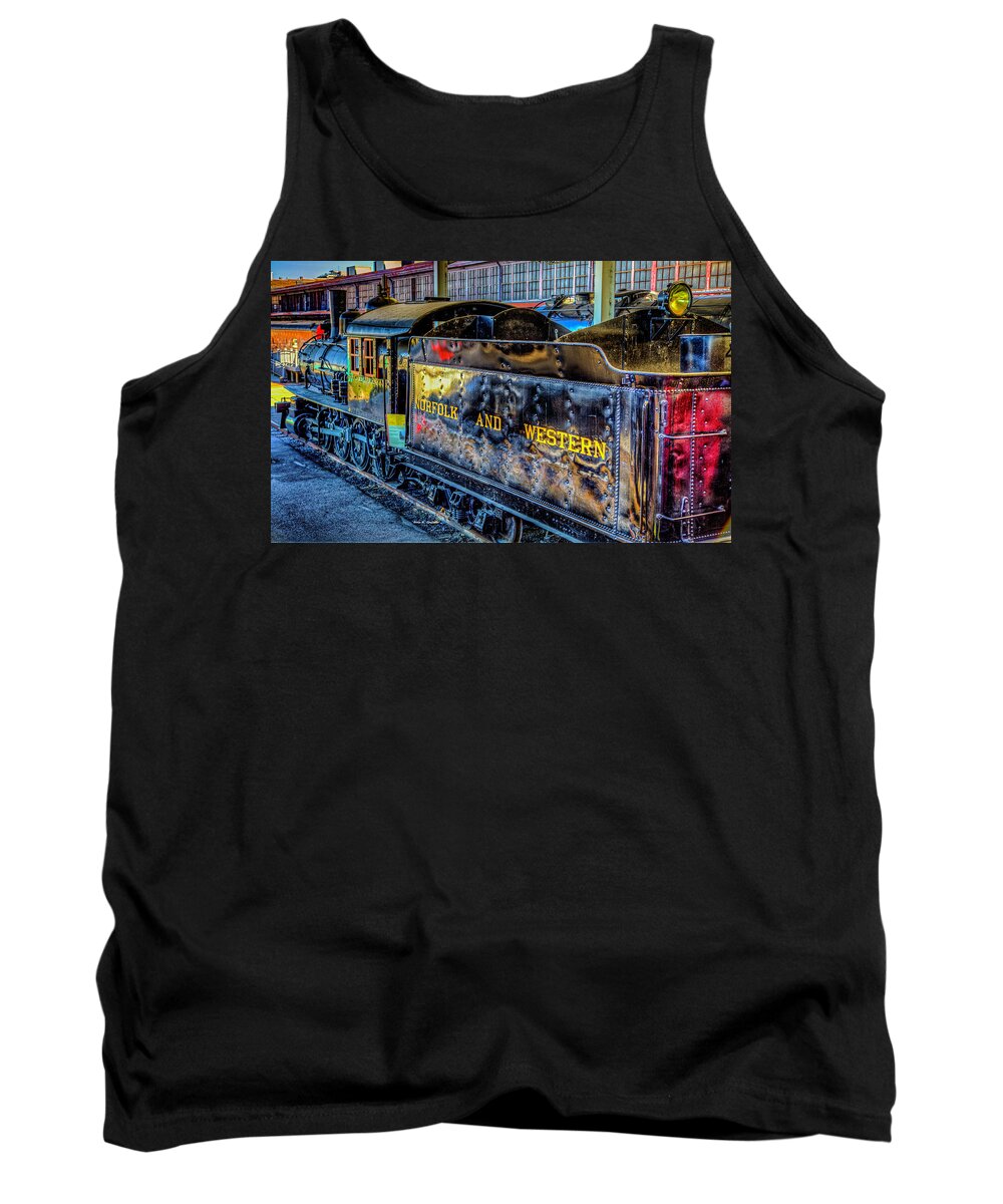 Virginia Creeper Tank Top featuring the photograph Steam Ghost No 6 by Dale R Carlson