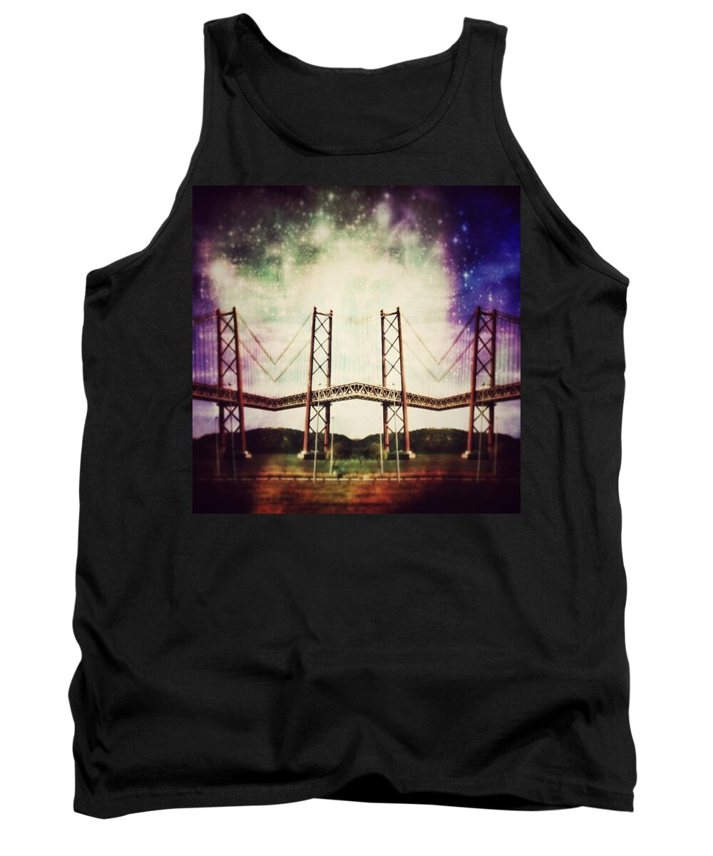 Bridge Tank Top featuring the photograph Way To The Stars by Jorge Ferreira