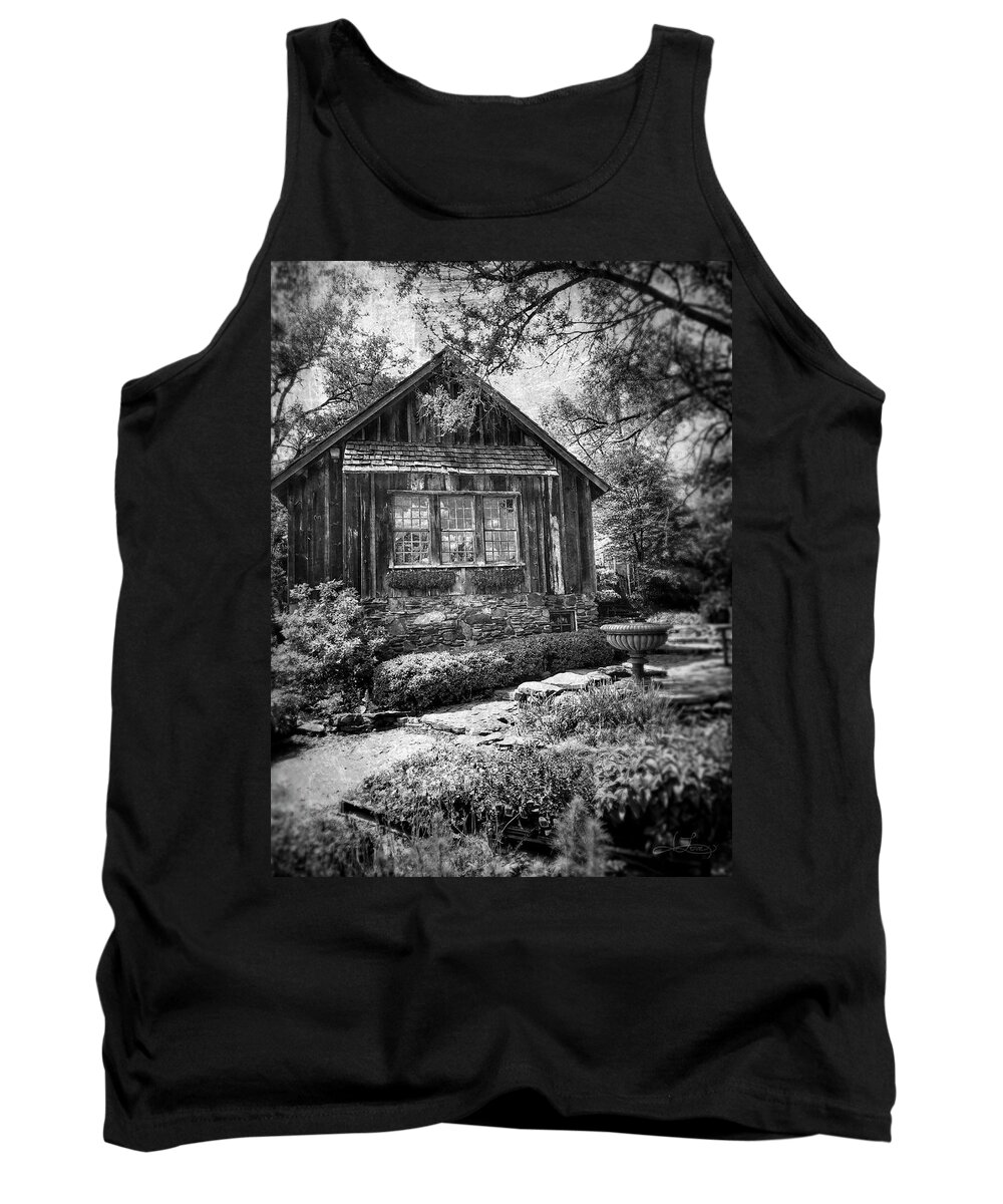 Black And White Photograph Tank Top featuring the photograph Weathered With Time by Jill Love