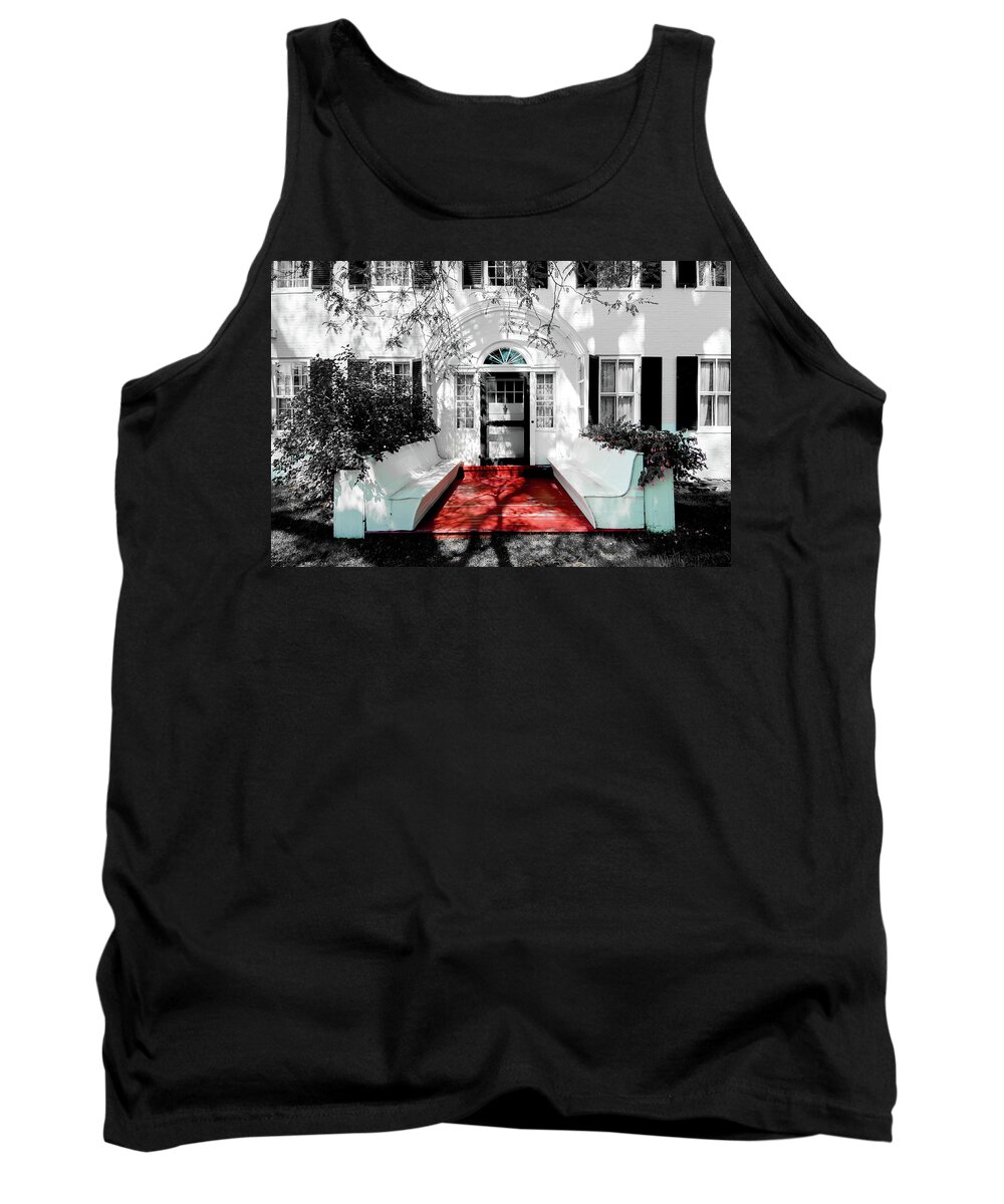 Cornish Tank Top featuring the photograph Welcome by Greg Fortier