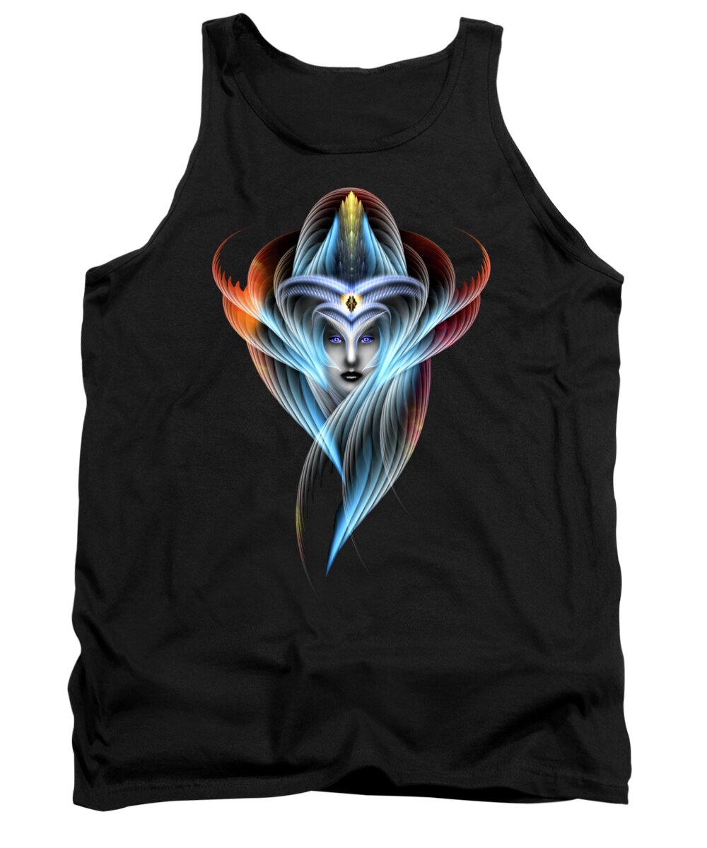 What Dreams Are Made Of Tank Top featuring the digital art What Dreams Are Made Of Fractal Fantasy Art by Rolando Burbon