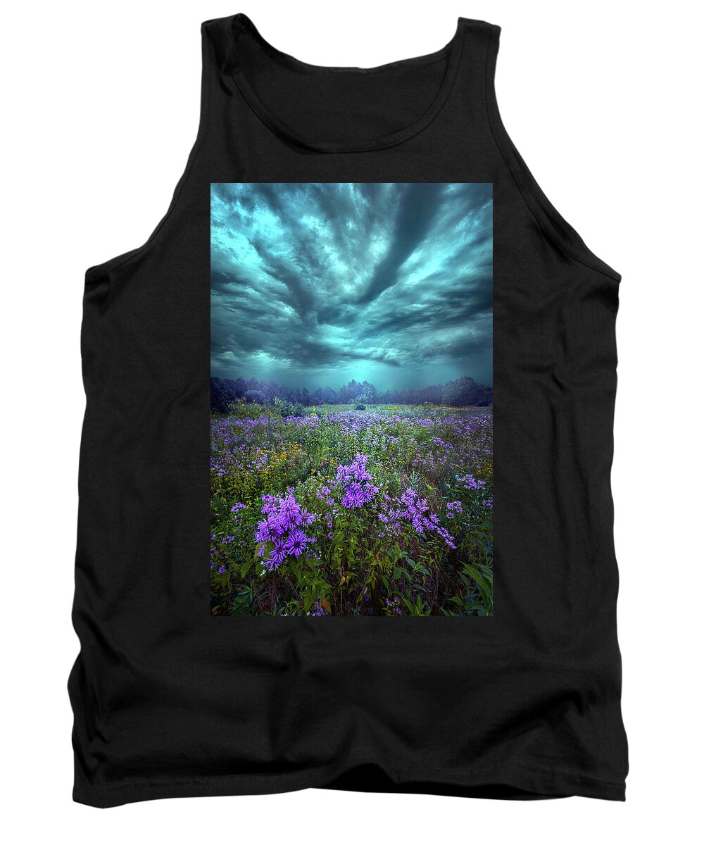 Clouds Tank Top featuring the photograph When You Can Only Feel The Rain by Phil Koch