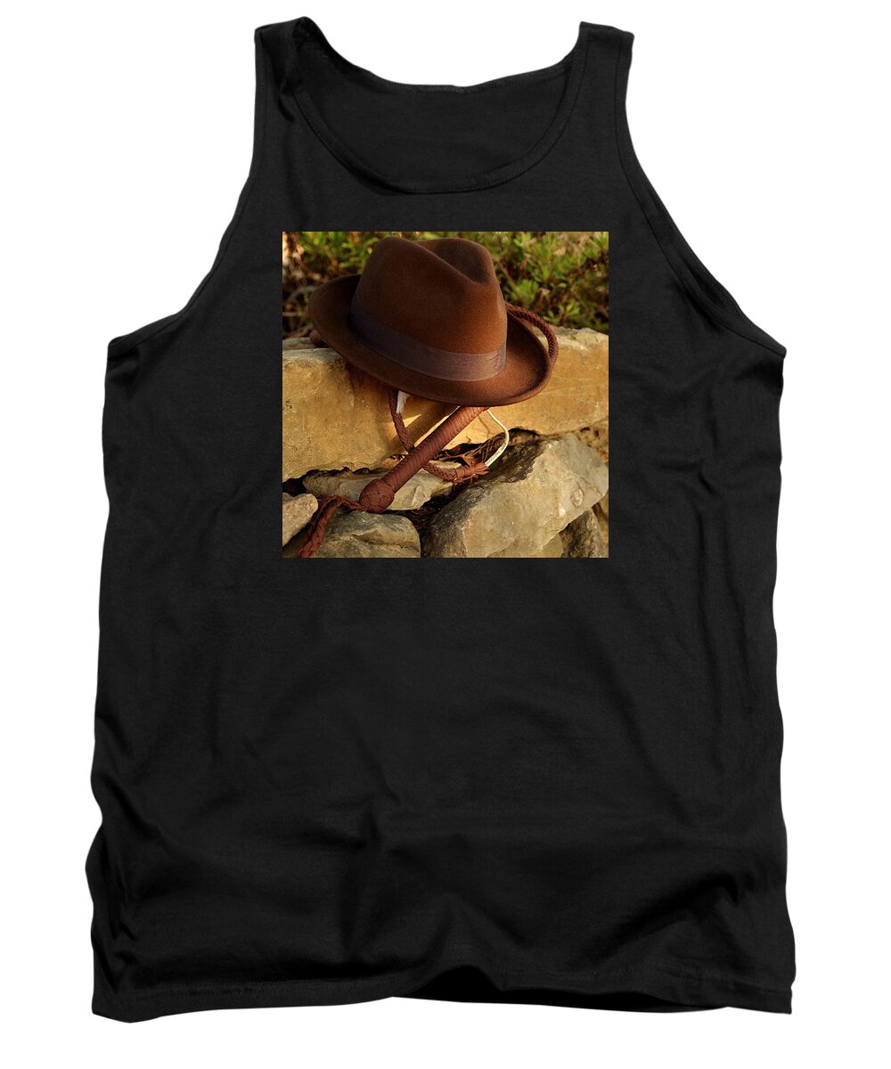 Indiana Jones Tank Top featuring the photograph Where is Indiana? by Angelo DeVal