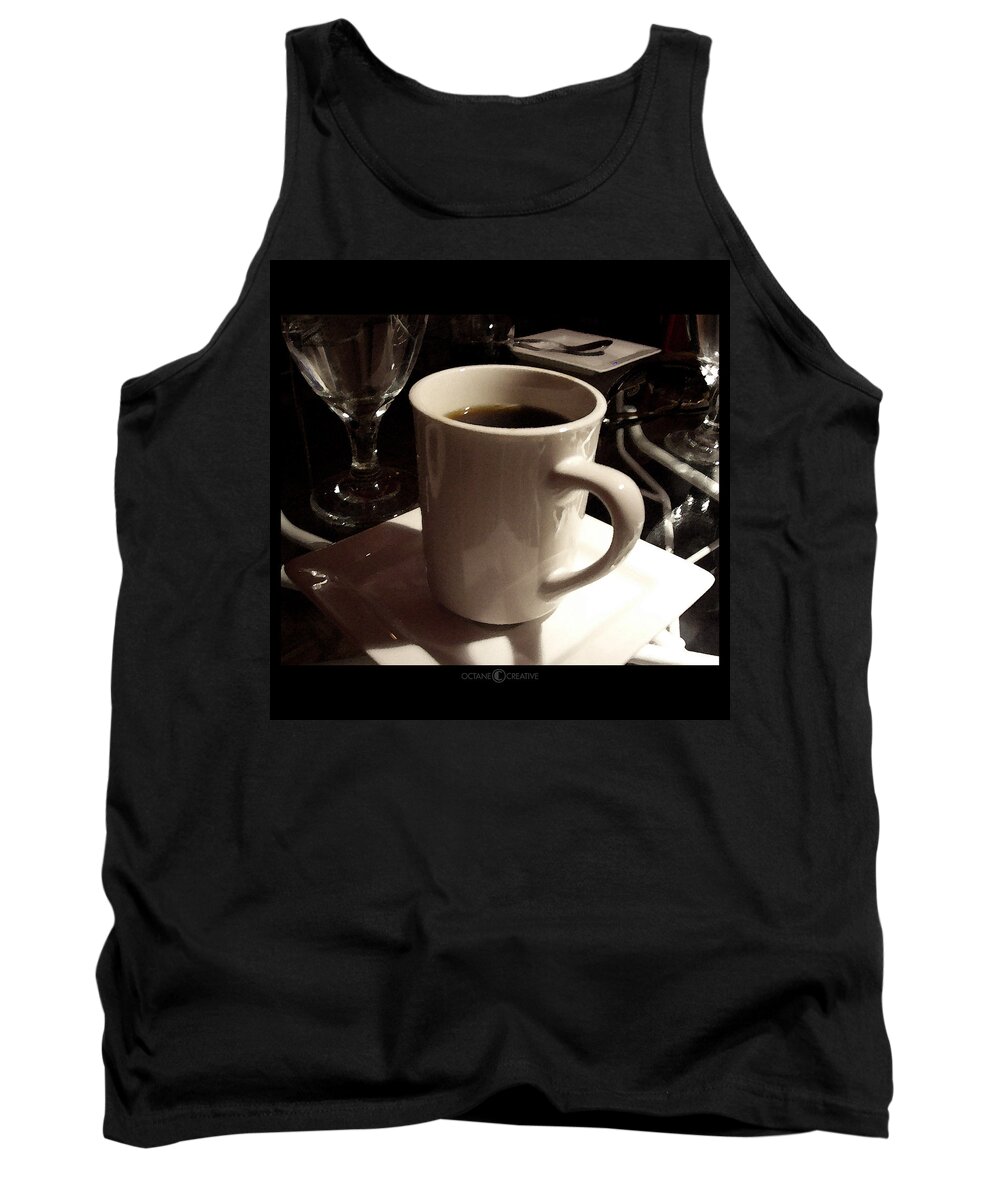 White Tank Top featuring the photograph White Cup by Tim Nyberg