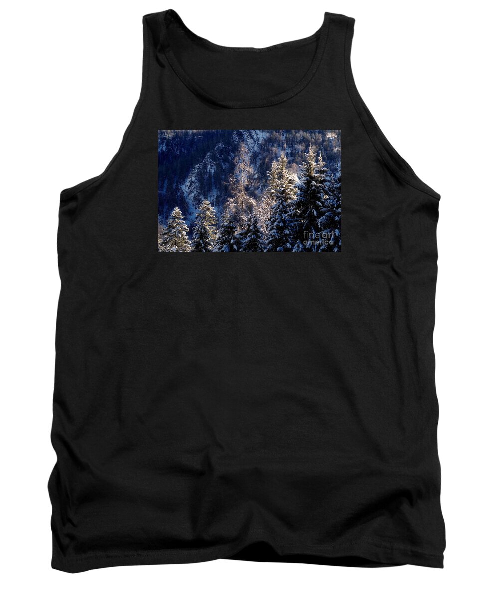 Prott Tank Top featuring the photograph winter in Bavaria 9 by Rudi Prott