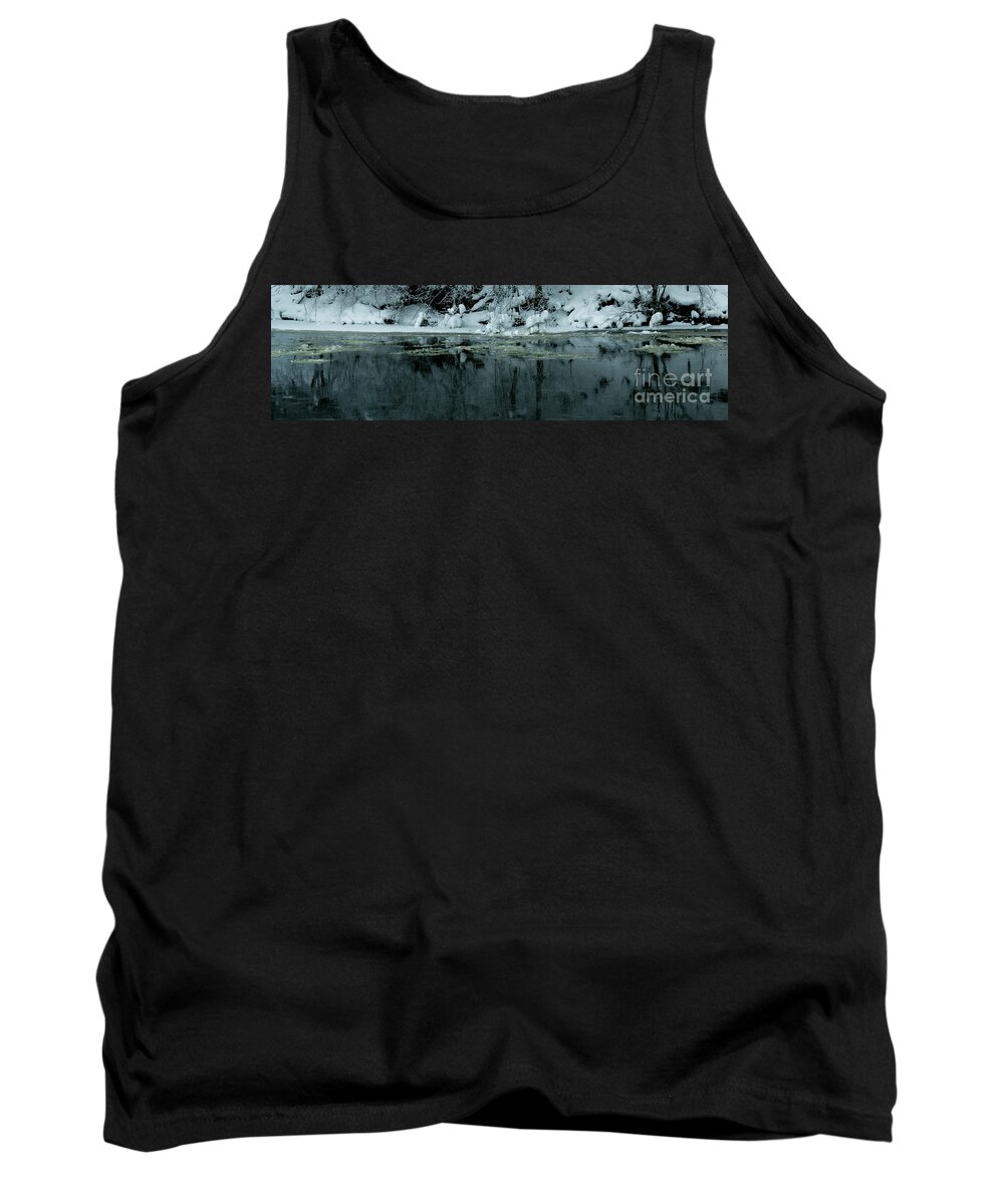 River Tank Top featuring the photograph Wintergreen by Linda Shafer