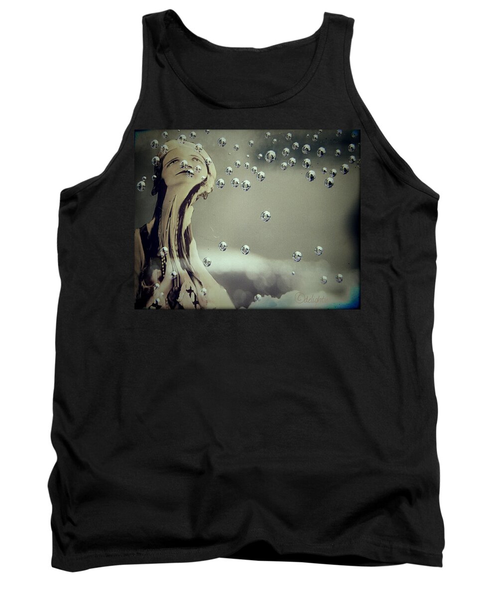 Girl Tank Top featuring the digital art Wishful Thinking by Delight Worthyn