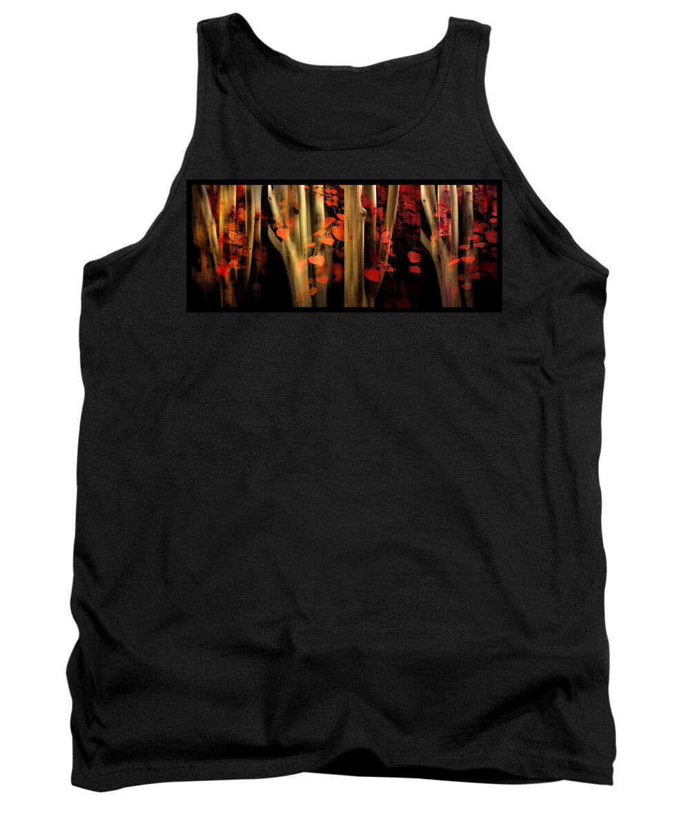 Autumn Tank Top featuring the photograph Woodland Whispers by Jessica Jenney