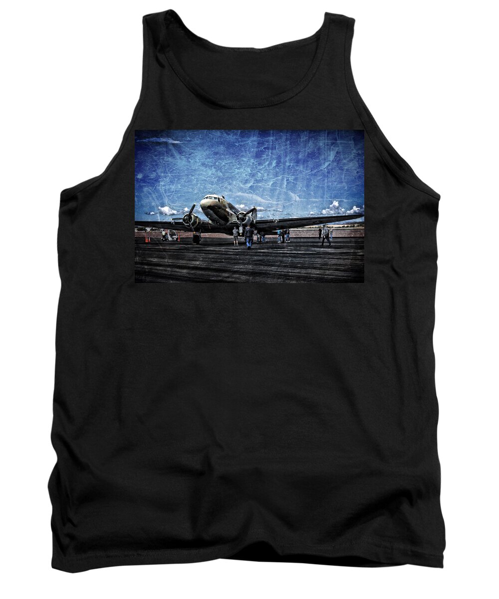 Photograph Tank Top featuring the photograph WWII Workhorse by Richard Gehlbach