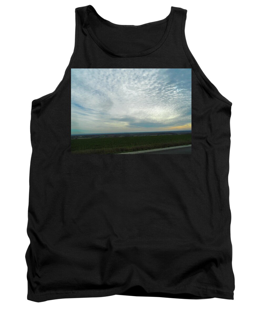 Colossal Country Clouds Tank Top featuring the photograph Colossal Country Clouds #6 by Cyryn Fyrcyd