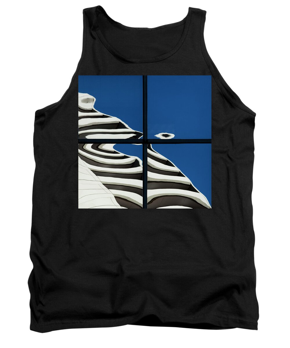 Urban Tank Top featuring the photograph Square - Abstritecture 41 by Stuart Allen