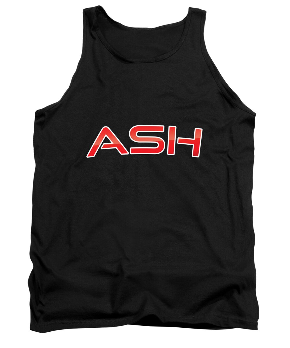 Ash Tank Top featuring the digital art Ash by TintoDesigns