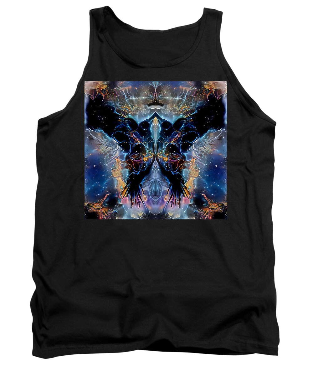 Astral Tank Top featuring the painting Astral by 'REA' Gallery