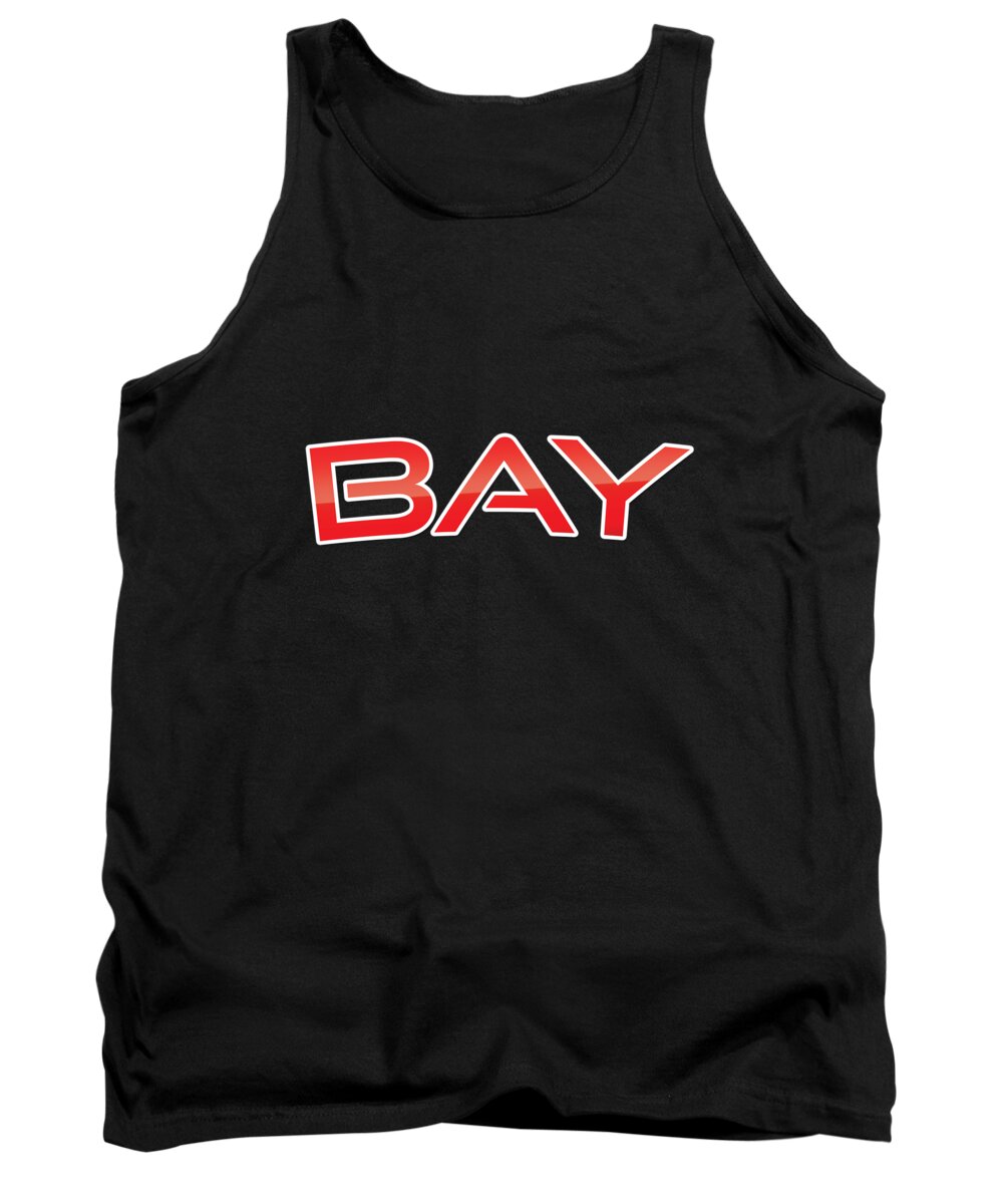 Bay Tank Top featuring the digital art Bay by TintoDesigns